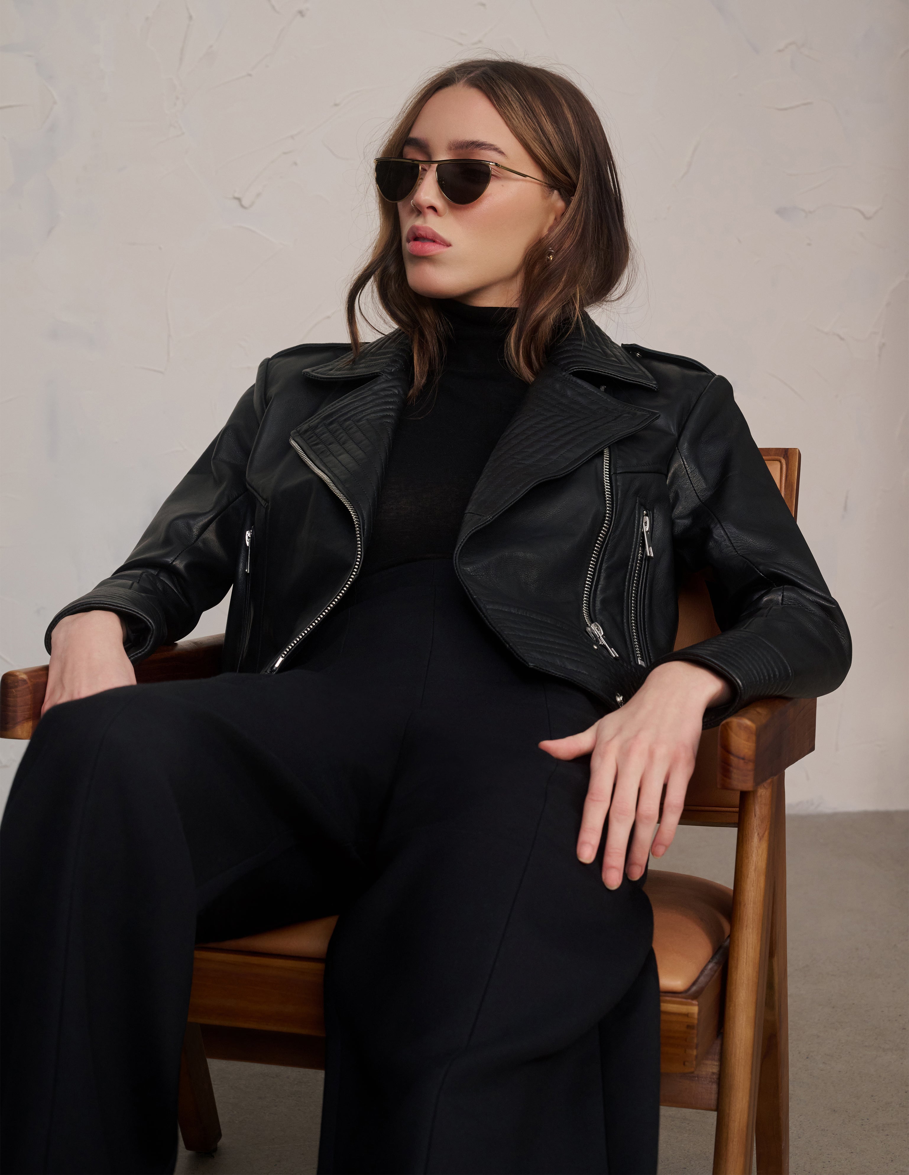Chaqueta de cuero Gigi Moto